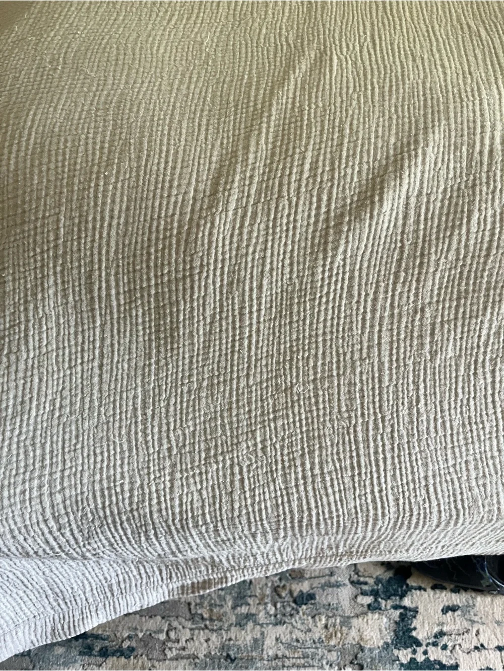 Parachute Organic Cloud Cotton Duvet Cover King/Cal King in Bone